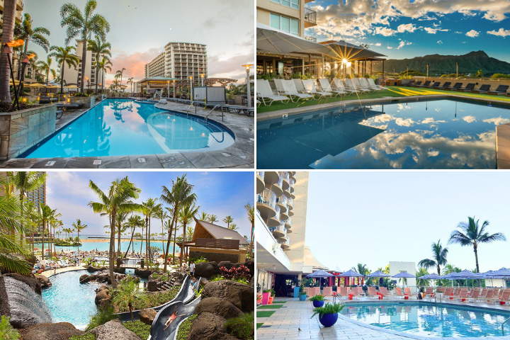 ハワイのホテルプール10選！ナイトプール情報も！