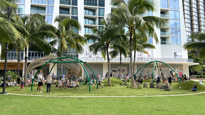 カカアコのビクトリア・ワード・パークに新エリア誕生