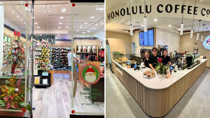 シェラトン・ワイキキに新スポット誕生：クリスマスストア＆ホノルルコーヒーがオープン  