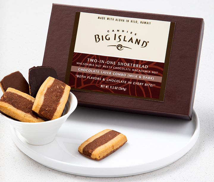 ビッグアイランド・キャンディーズ、1つで2度美味しいショートブレッドクッキー登場