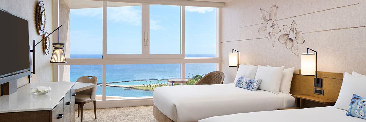 プリンス ワイキキ スイートルーム寝室