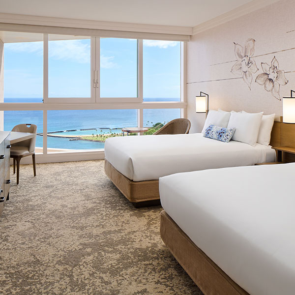 プリンス ワイキキ スイートルーム寝室