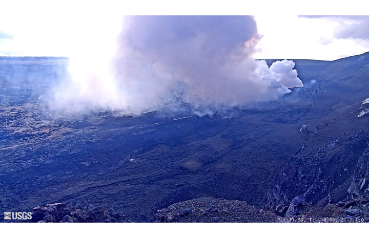 キラウエア火山噴火の様子